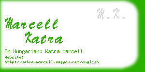 marcell katra business card